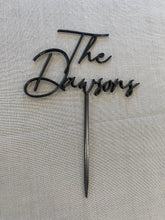 Load image into Gallery viewer, Custom Wedding Cake Topper - Made in Canada