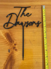 Load image into Gallery viewer, Custom Wedding Cake Topper - Made in Canada