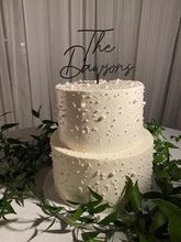 Load image into Gallery viewer, Custom Wedding Cake Topper - Made in Canada