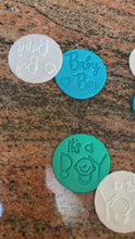 Load and play video in Gallery viewer, Baby Boy Shower Fondant Embossers/Stamps - Made in Canada