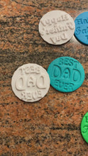 Load and play video in Gallery viewer, Father's Day Fondant Embossers/Stamps - Made in Canada