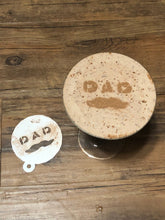 Load image into Gallery viewer, Father's Day Coffee/Latte Stencil - Made in Canada
