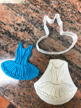 Load image into Gallery viewer, Ballerina/Ballet Tutu Cookie Cutter and Fondant Embosser - Made in Canada
