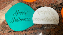 Load image into Gallery viewer, Happy Halloween Fondant Embossers/Stamps - Made in Canada
