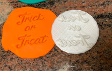 Load image into Gallery viewer, Happy Halloween Fondant Embossers/Stamps - Made in Canada