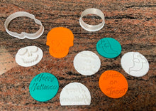 Load image into Gallery viewer, Happy Halloween Fondant Embossers/Stamps - Made in Canada