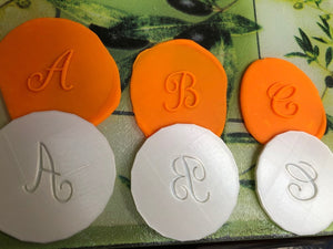 Individual Letters Fondant Embossers - Alphabet Set - Made in Canada