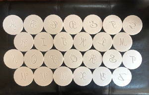 Individual Letters Fondant Embossers - Alphabet Set - Made in Canada
