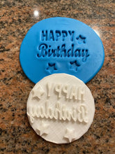 Load image into Gallery viewer, Happy Birthday Fondant Embossers/Stamps - Made in Canada