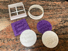 Load image into Gallery viewer, Happy Birthday Fondant Embossers/Stamps - Made in Canada