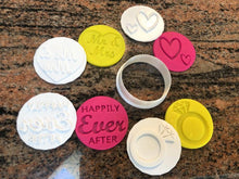 Load image into Gallery viewer, Wedding and Engagement Fondant Embossers/Stamps - Made in Canada