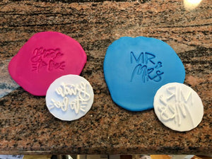 Wedding and Engagement Fondant Embossers/Stamps - Made in Canada