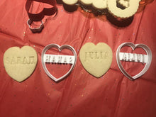 Load image into Gallery viewer, CUSTOM Heart Cookie Cutter - Made in Canada