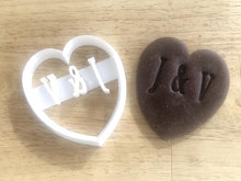 Load image into Gallery viewer, CUSTOM Heart Cookie Cutter - Made in Canada