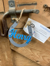 Load image into Gallery viewer, Custom Horseshoe Ornament - Made in Canada