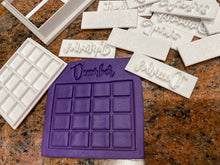 Load image into Gallery viewer, Calendar Set Fondant Stamps - Made in Canada