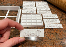Load image into Gallery viewer, Calendar Set Fondant Stamps - Made in Canada