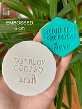 Load image into Gallery viewer, CUSTOM Fondant Debossers and Embossers - Made in Canada