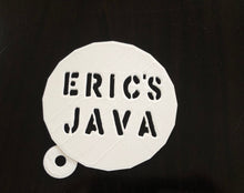 Load image into Gallery viewer, Custom Coffee/Latte Stencil - Made in Canada