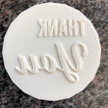 Load image into Gallery viewer, Thank You Fondant Embossers/Stamps - Made in Canada