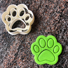 Load image into Gallery viewer, Dog Paw & Bone Cookie Cutters - Made in Canada