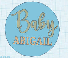 Load image into Gallery viewer, New Baby Fondant Embossers/Stamps - Made in Canada