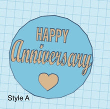 Load image into Gallery viewer, Happy Anniversary Fondant Embosser/Stamp - Made in Canada
