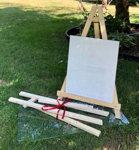 Hand Crafted Wooden Painting or Wedding Sign Easel - Large or Small Size - Made in Canada