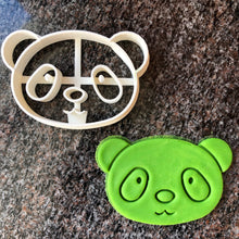 Load image into Gallery viewer, Panda Bear Face Cookie Cutter - Made in Canada