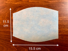Load image into Gallery viewer, 98%+ Filtration Efficiency Nanofiber Face Mask Inserts - 10 PACK - Same Day Shipping From Canada