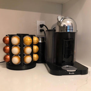 Spinning Carousel for Nespresso Vertuo Coffee Pods - Made in Canada