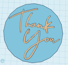 Load image into Gallery viewer, Thank You Fondant Embossers/Stamps - Made in Canada