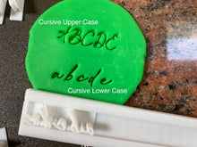 Load image into Gallery viewer, Slider Font Set - Alphabet, Numbers, Punctuation, Symbols - Fondant Embosser/Stamps - Made in Canada