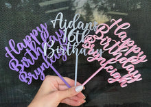 Load image into Gallery viewer, Custom Cake Topper - Made in Canada