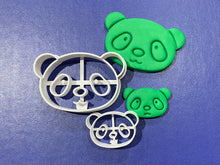 Load image into Gallery viewer, Panda Bear Face Cookie Cutter - Made in Canada