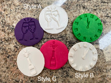Load image into Gallery viewer, Happy New Year Fondant Embossers/Stamps - Made in Canada
