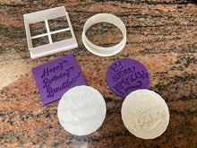 Load image into Gallery viewer, Happy Birthday Fondant Embossers/Stamps - Made in Canada
