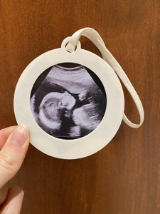 Custom Baby Ultrasound Ornament - Made in Canada