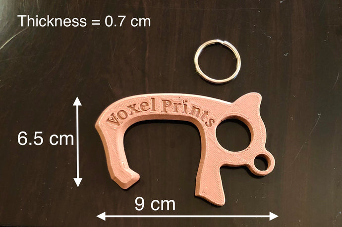 Door Opener / Door Grabber / Touch-Free Tool / Germ Free Key / Hook - Plastic or Copper - Made in Canada