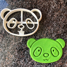 Load image into Gallery viewer, Panda Bear Face Cookie Cutter - Made in Canada
