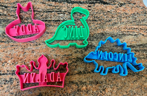 Colourful, Custom Children's Cookie Cutters - Made in Canada