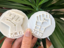 Load image into Gallery viewer, Black Lives Matter (BLM) Fondant Embossers/Stamps - Made in Canada
