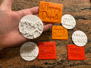 Diwali Fondant Stamps - Made in Canada