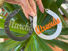 Load image into Gallery viewer, Custom Horseshoe Ornament - Made in Canada
