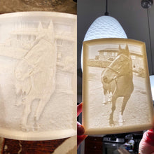 Load image into Gallery viewer, Memorial Lithophane - Custom 3D Printed Image - Made in Canada

