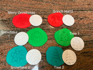 Christmas Fondant Embossers/Stamps - Made in Canada